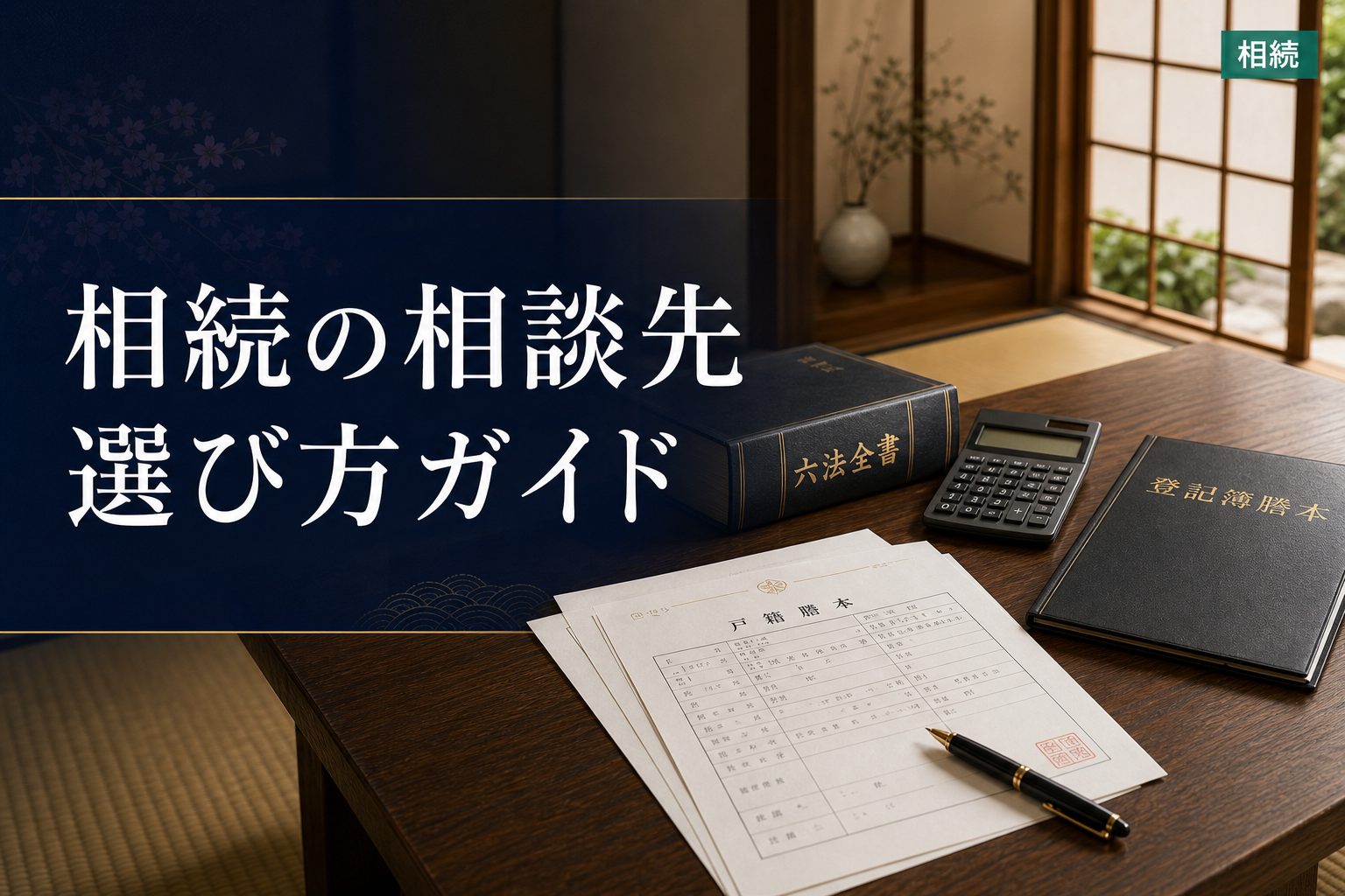 相続の相談先と専門家の選び方ガイド